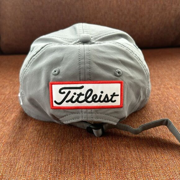 Titleist Golf Pro V1 FJ embroidered adjustable gray hat - Picture 5 of 9